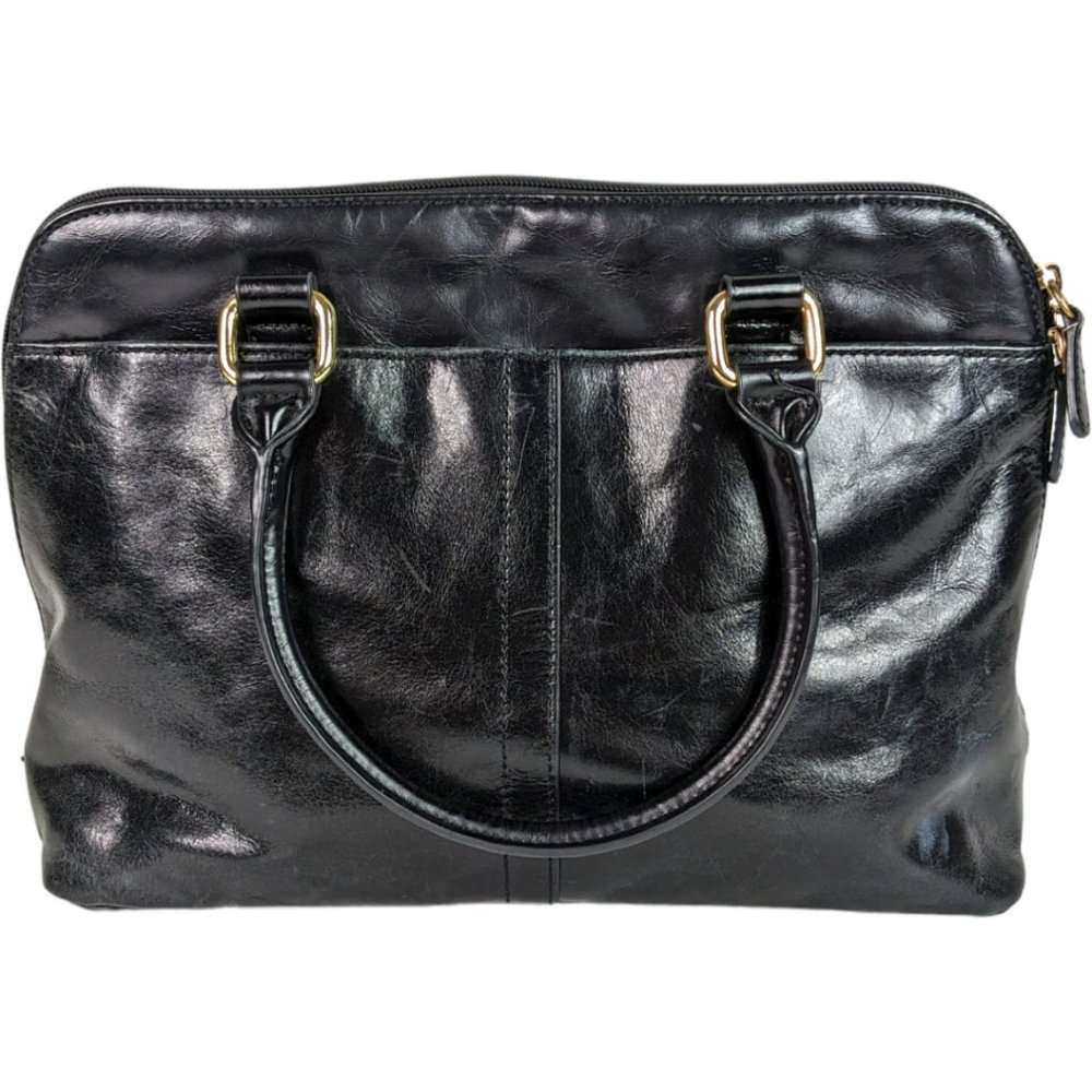 Giani Bernini Black Genuine Leather Satchel - Picture 3 of 16